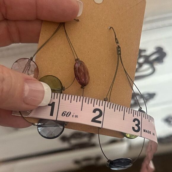 Beaded‎ Wire Earrings - Picture 7 of 7